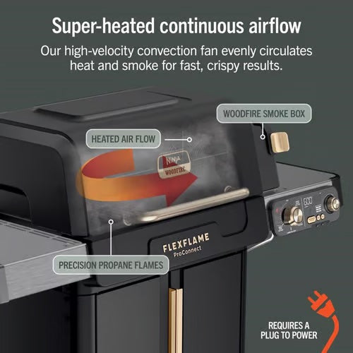 Ninja FlexFlame ProConnect Smart Cooking System