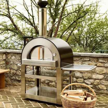 Forno Venetzia Pronto 500 33-Inch Wood-Fired Pizza Oven - Copper