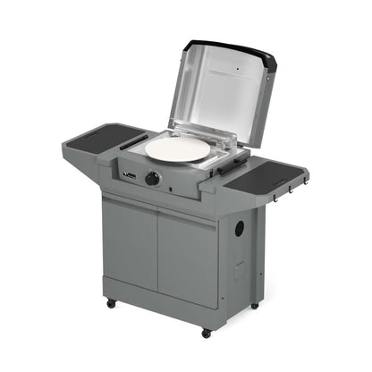 Tytus Emberwood Propane Pizza Oven with Grill & Prep Cart